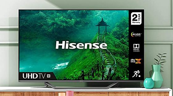 Big OLED TV Big Smart TV On Steel Stand