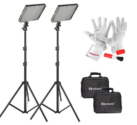 Photo Lighting Kit With White Gloves