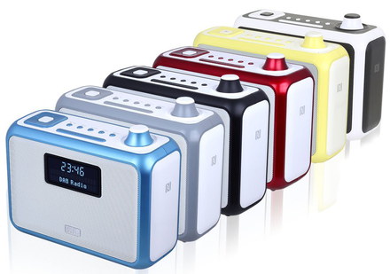 Bluetooth DAB/+ Alarm Radios In Several Colours