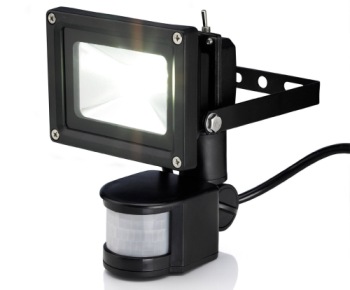 LED Flood Light In Black Finish