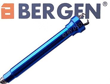 24 Inch Range Magnetic Claw Pickup Tool LED Light Magnetic Claw Pickup Tool LED Light In Blue Steel