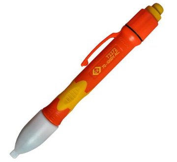 Pocket Clip Style Non Contact Power Tester Pen Non Contact Power Tester Pen With White Tip