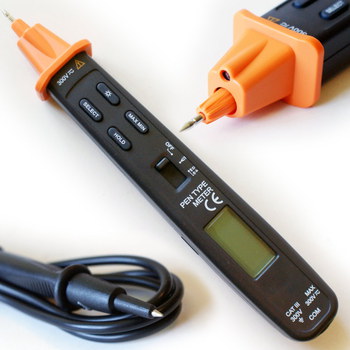 LCD Screen CableFinder Electrical Tester Pen Multi Meter Electrical Tester Pen In Black And Yellow