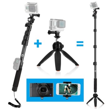 Universal Telescopic Smartphone Tripod Mount Smartphone Tripod Mount With Placed Camera
