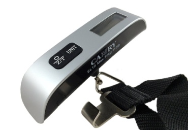 Room Temperature Display 50Kg Digital Suitcase Scales Scales In Smooth Polished Steel