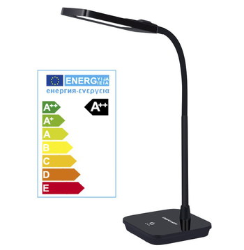 LED 6W Gooseneck Reading Light With Sturdy Black Base