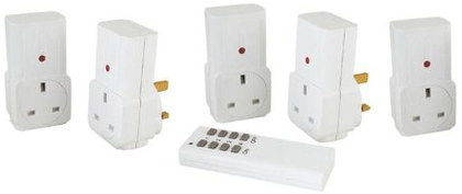 Remote Control Power Switches In White Plastic