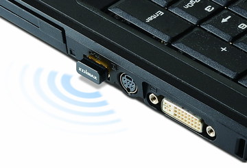 Nano USB Adapter In Laptop Port