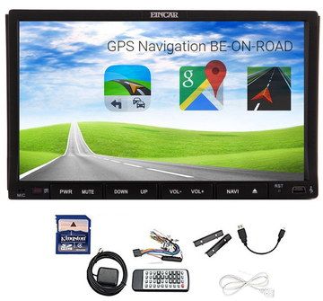 Stereo System HD Double DIN Head Unit In-Dash Full HD Double DIN Head Unit With Remote