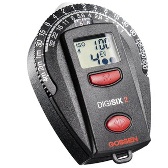 Digital Photography Light Meter With Rounded Gauge