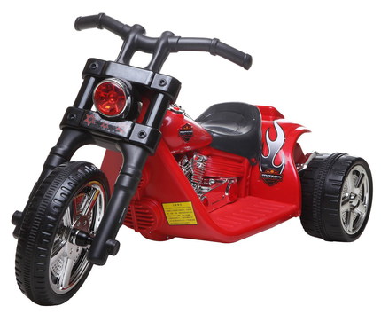 Childrens Ride On Motorbike Ride On Motorbike In Red And Black Casing