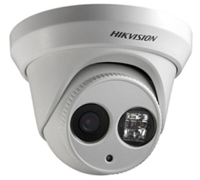 Real-Time Video Outdoor Dome IP Camera Dome IP Camera In White Casing