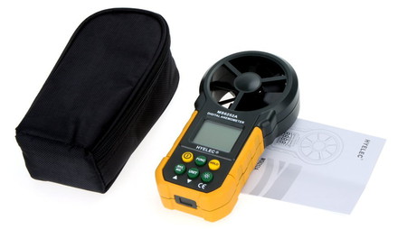 Real-Time Data Multi Wind Speed Sensor Wind Speed Sensor In Black And Yellow