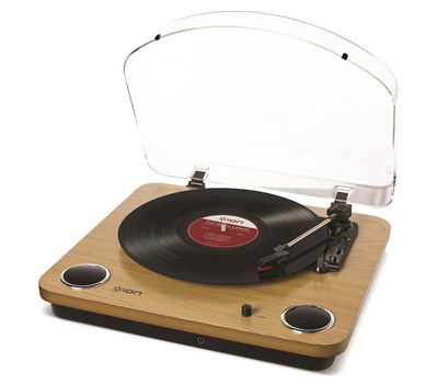 USB Record Player In Wood Finish