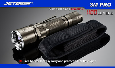 Hard Anodised Tactical LED Flashlight Tactical LED Flashlight With Black Case
