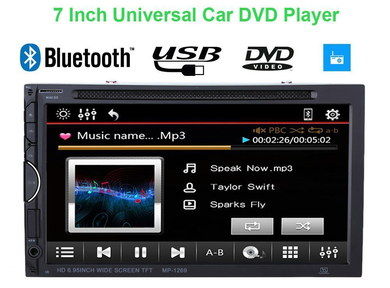 Integral FM 2-DIN Bluetooth Car Stereo TFT 2-DIN Bluetooth Car Stereo Showing Media Player