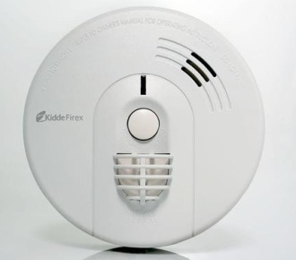 Mains Wired Smoke Alarm Front View