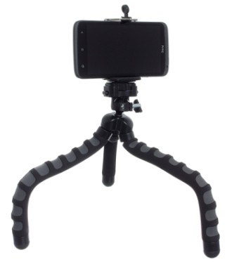 Monkee Grip Foam Smartphone Tripod In Black Finish