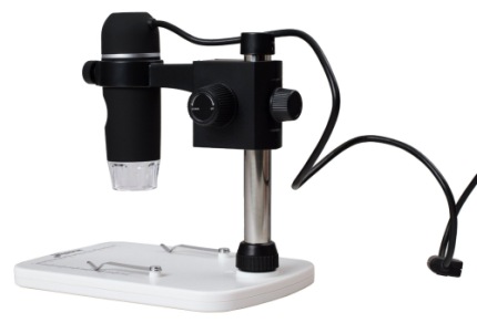 Microscope USB In Black Exterior