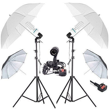 Photography Studio Lighting Kit With Adapter Add-Ons