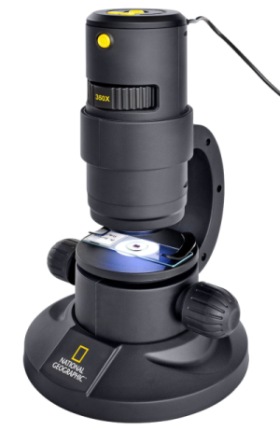 350x Magnification USB Digital Microscope Digital Microscope In Black Casing