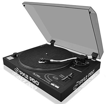 USB Turntable In All Black