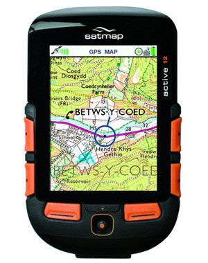 Hi-Res Display SatMap Active Wi-Fi Sports Hand Held GPS GPS In Black And Yellow