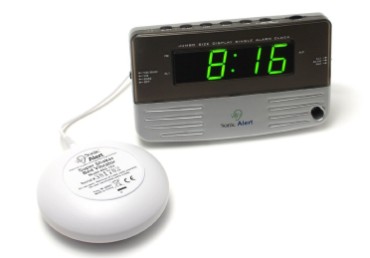 High Decibel Alarm Clock Alarm Clock With White Vibation Pad