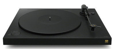 Turntable Player With Black Exterior