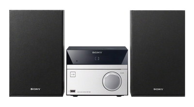 Wireless Bluetooth Sound System 10 Watts Sound System In Black And Chrome Effect
