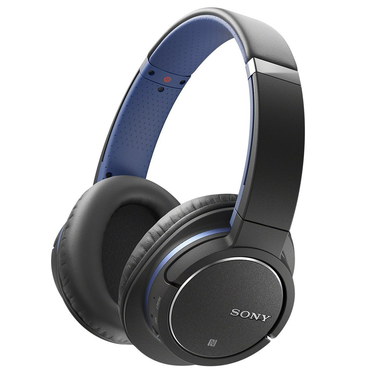 Headphones In Black And Blue