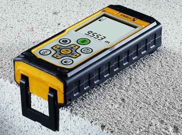 Laser Measurer In Black And Yellow Case