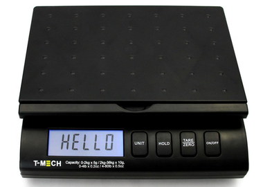 LCD Letter Scales With Free Adapter Scales With Free Adapter And Black Platform