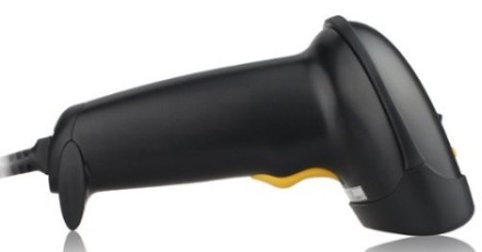 Bi-Directional Portable USB Bar Code Scanner Portable USB Bar Code Scanner With Yellow Trigger