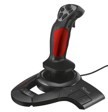 12 Controls 8 Method HAT Joystick 8 Method HAT Joystick In Black And Red