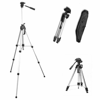 Heavy Duty Pan Head Tripod With Case