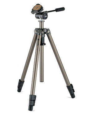 Pan Plus Tilt Sherpa Spotting Scope Tripod Spotting Scope Tripod In Grey Metal