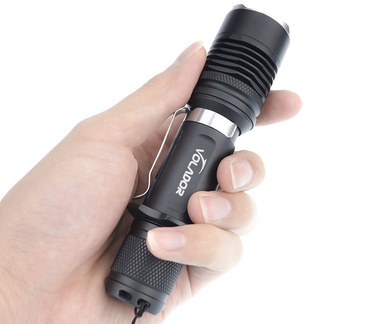 LED Bright Light Torch Hand Torch With Metal Clip