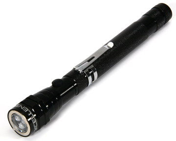 Adjustable Head Magnetic Pickup Tool With LED Flexible Magnetic Pickup Tool With Black Shaft