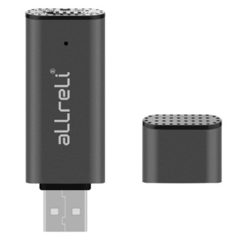 100 Hours 8GB USB Voice Recorder Voice Triggered 8GB USB Voice Recorder In Grey Finish