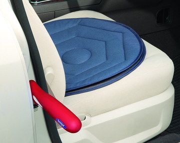 Non-Skid Turning Car Seat Cushion For Disabled Bar Turning Car Seat Cushion On Cream Chair