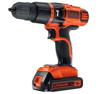 Lithium 18V Cordless Hammer Drill 2 Gear 18V Cordless Hammer Drill In Black And Red