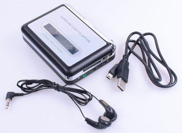 AA Battery Tape to PC CD Converter WAVE Mp3 Tape to PC CD Converter With USB Cable