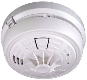 Multi Mains Electric Smoke Alarm In All White
