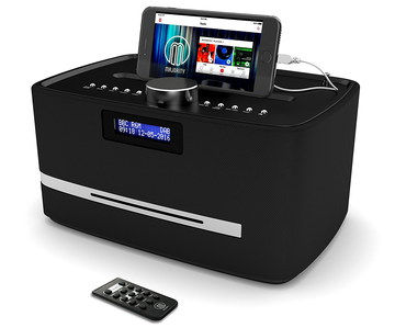 Wireless DAB Bluetooth Radio CD Player In Black