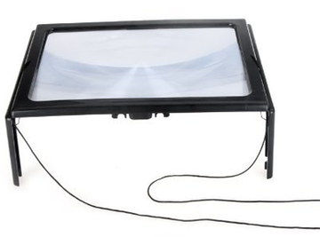 4 LED Light Magnifier Glass LED Magnifier Glass With Cord