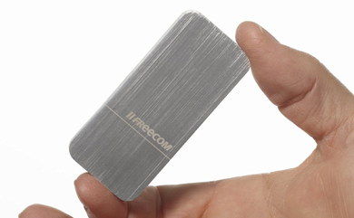 Solid State Portable Hard Drive In Brushed Steel