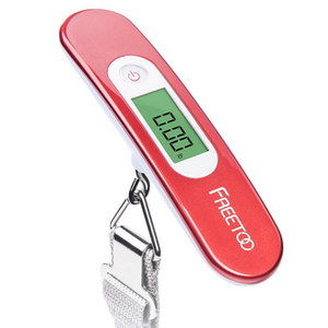 Back-Lit Small Luggage Weight Scale LCD Small Luggage Weight Scale With Red Exterior