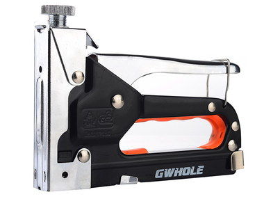 Steel Made Industrial Stapler Gun Ergonomic Industrial Stapler Gun In Black And Red