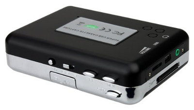 Mobile Cassette To Mp3 Converter With Black Exterior